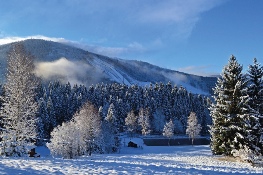 Wintersport Skiareal Harrachov